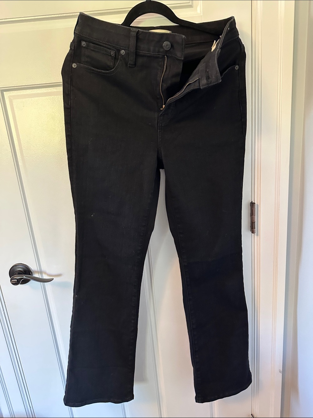 Madewell Black Flare Jeans